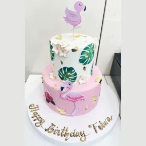 flamingo cake