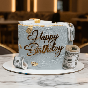 dollar money cake