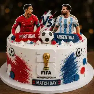 fifa football match day cake